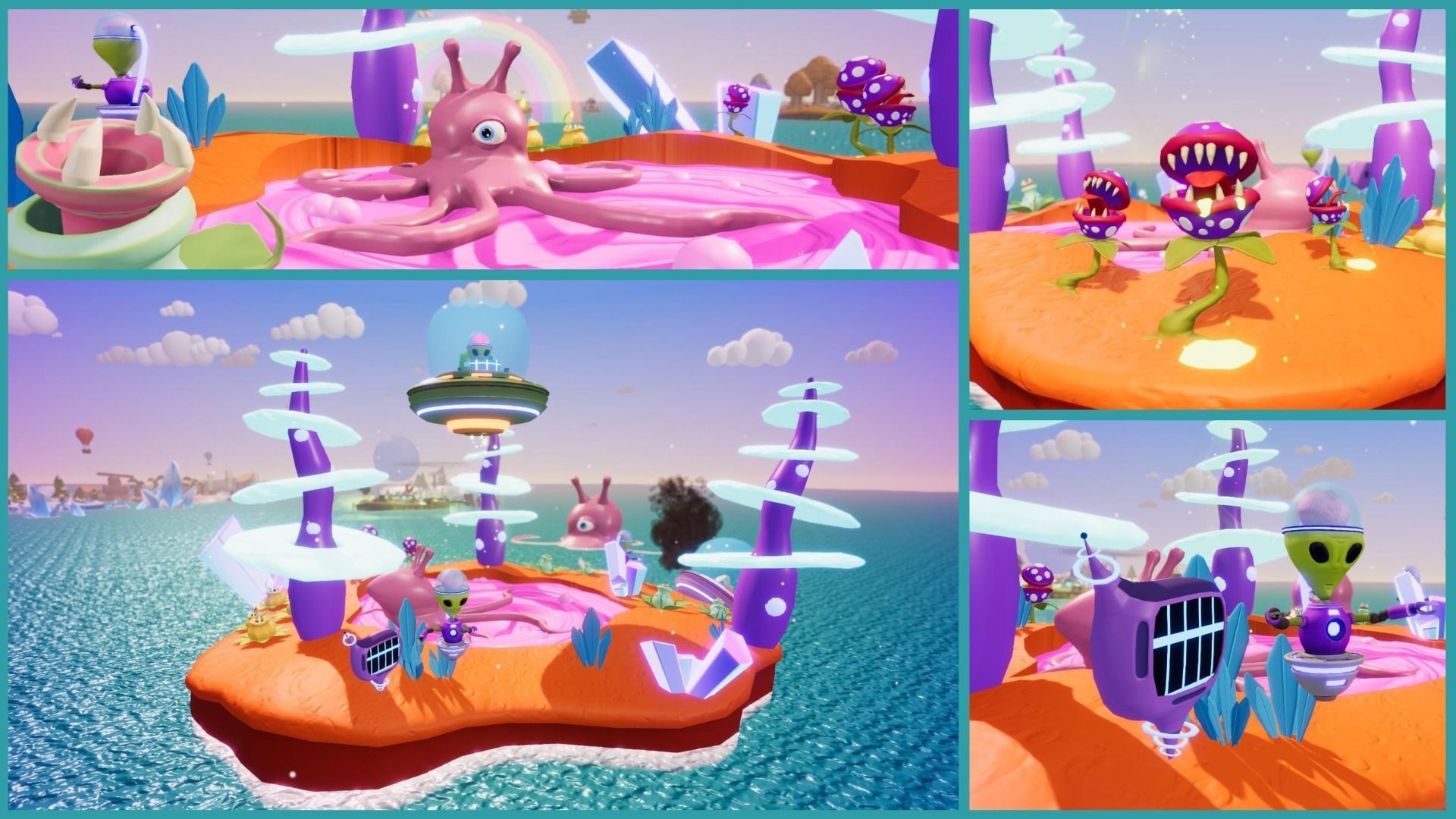 Various Environment Islands Unity URP Low-poly 3D model_8