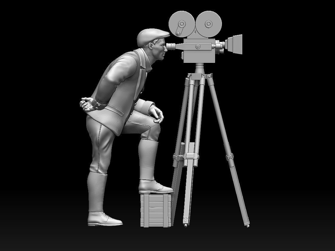 CAMERA MAN 3D print model_21