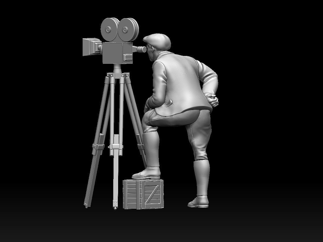 CAMERA MAN 3D print model_73