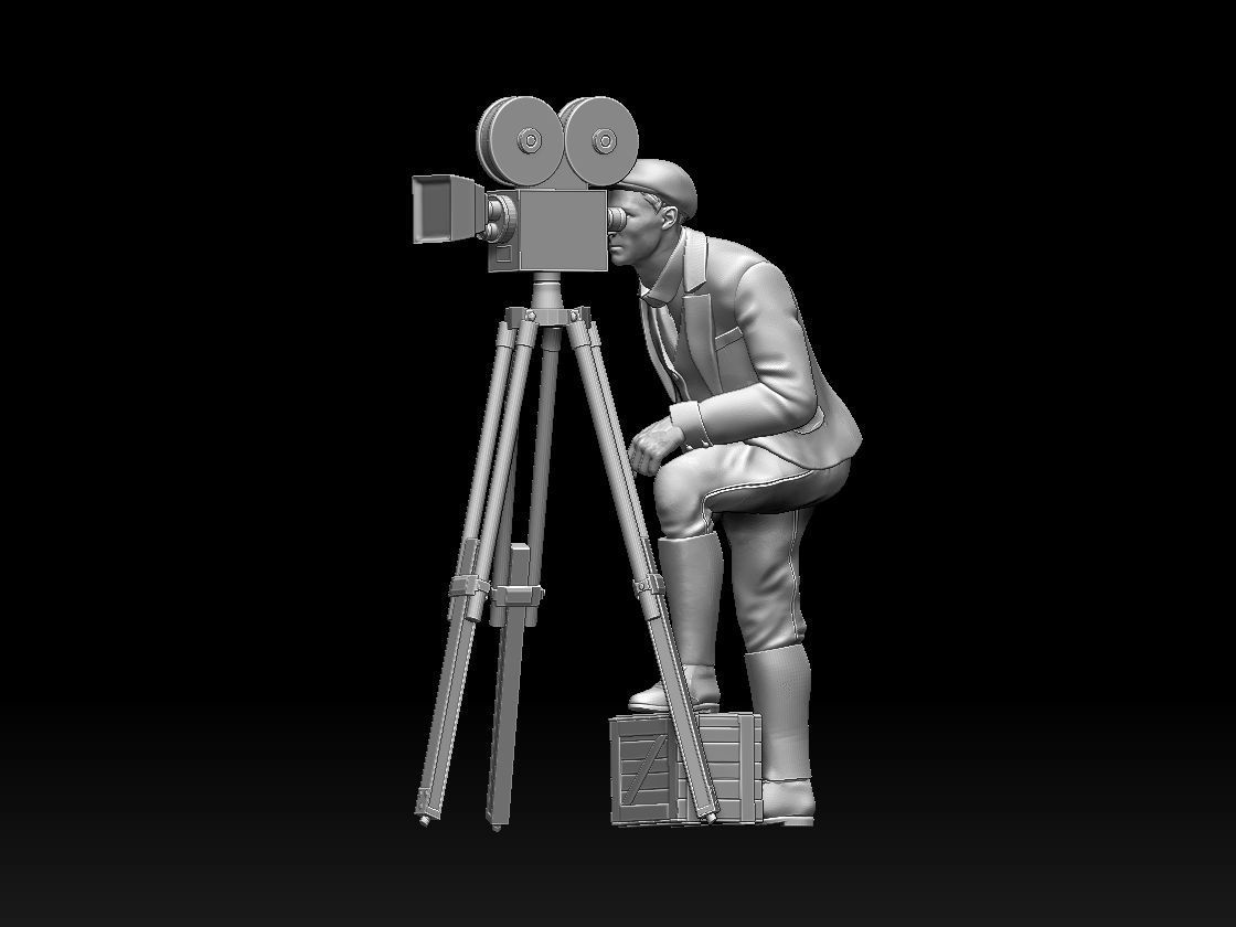 CAMERA MAN 3D print model_78
