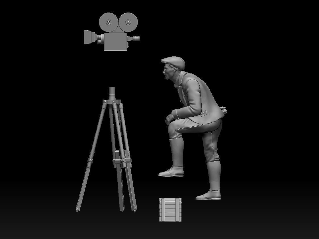 CAMERA MAN 3D print model_41