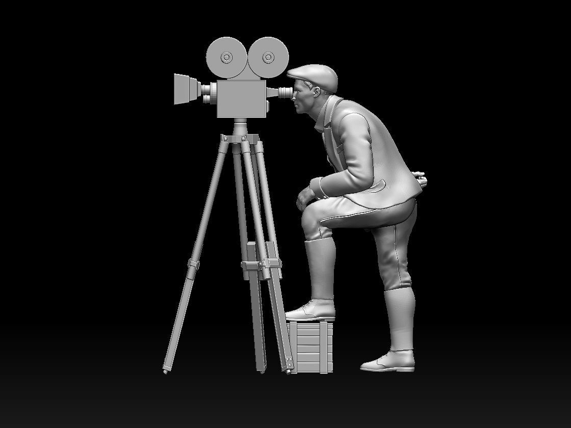 CAMERA MAN 3D print model_54