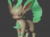 Leafeon 3D model 3D printable | CGTrader