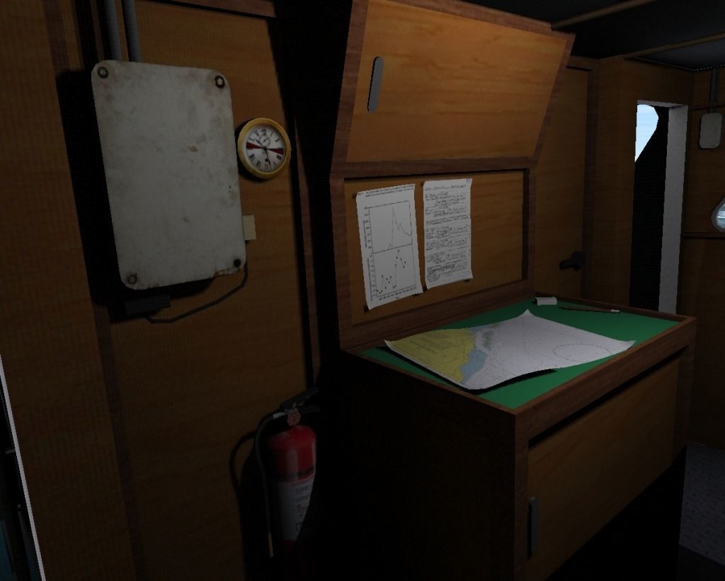 Trawler Sea Lady Low-poly 3D model_18