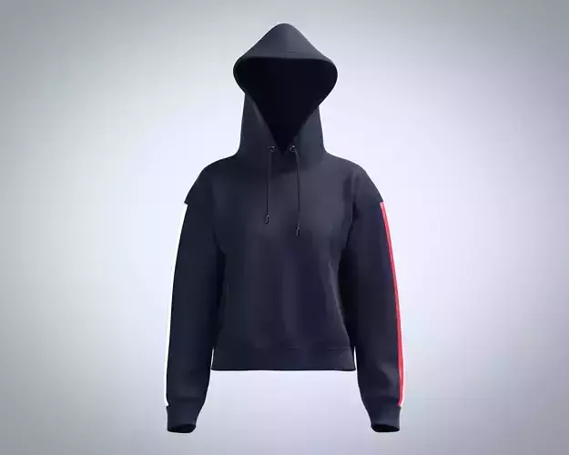 Girls Cropped-Hoodie