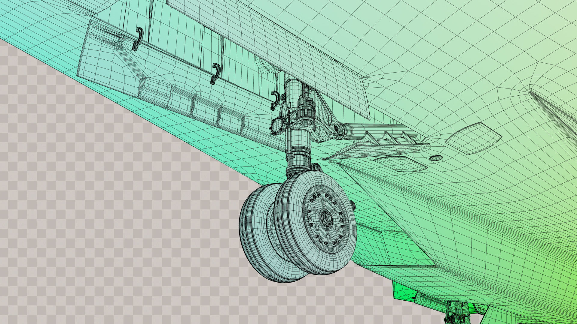 SR-72 Darkstar from Top Gun Maverick Low-poly 3D model_16