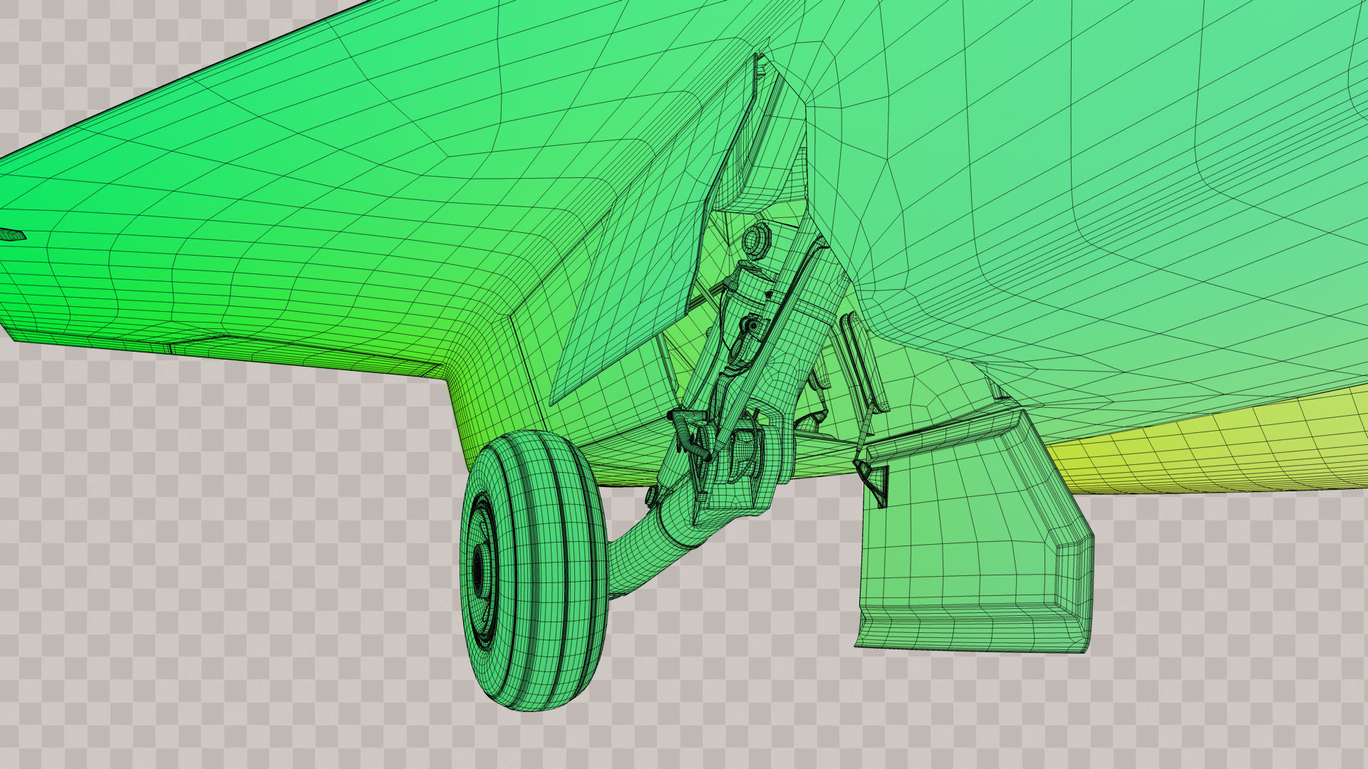 SR-72 Darkstar from Top Gun Maverick Low-poly 3D model_14