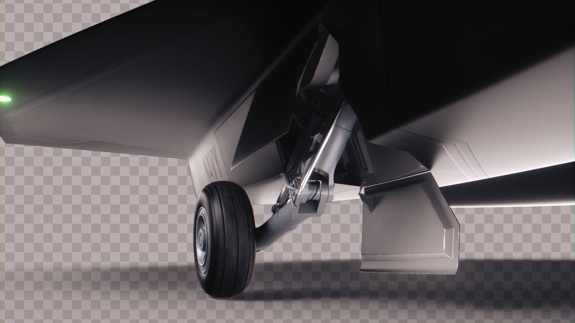 SR-72 Darkstar from Top Gun Maverick Low-poly 3D model_13