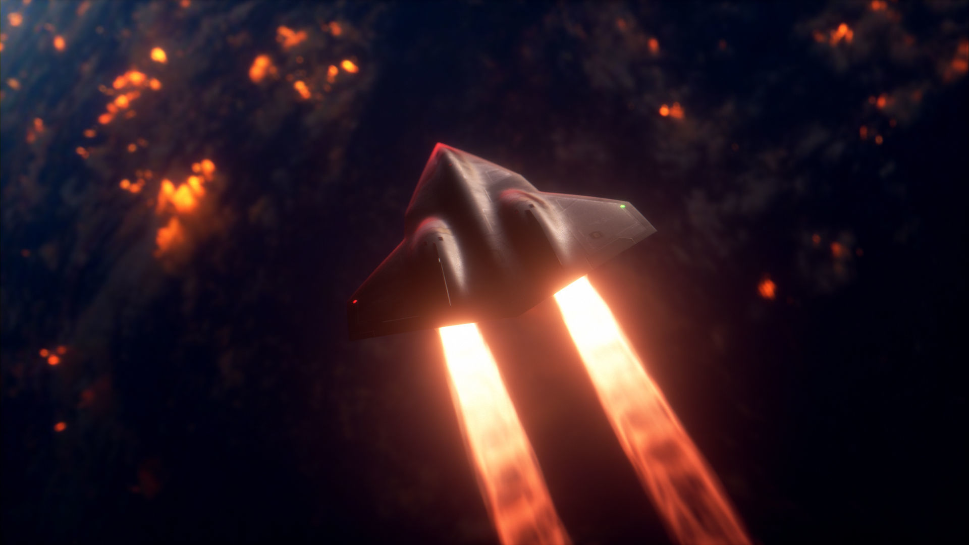 SR-72 Darkstar from Top Gun Maverick Low-poly 3D model_23