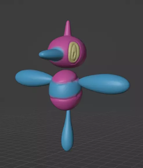 Porygon-Z 3D print model