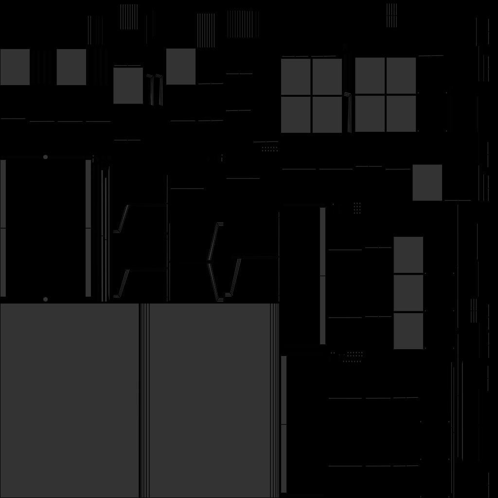 College Cantin Set 3D model_12