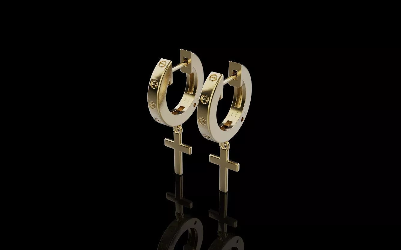 Earring 0030 3D print model