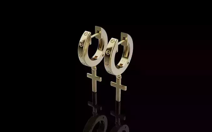 Earring 0030  3D print model