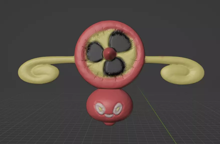 Rotom Fan Rottom 3D print model_0