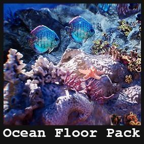 Ocean Floor Pack  High Quality Environment Low-poly 3D model_15