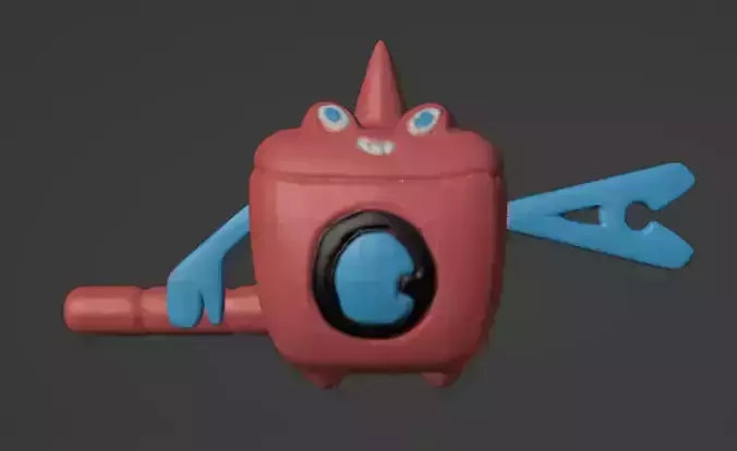 Rotom Wash Rottom 3D print model