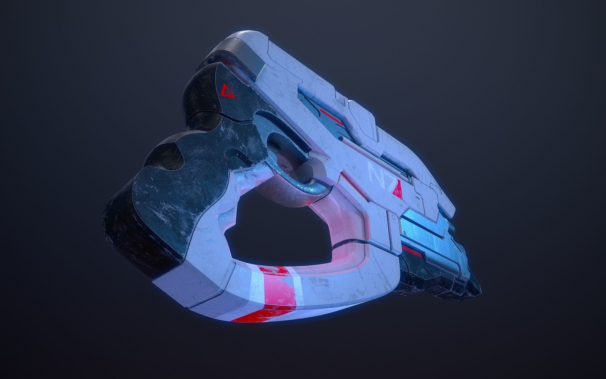 N7 Eagle Mass Effect 3D model_2