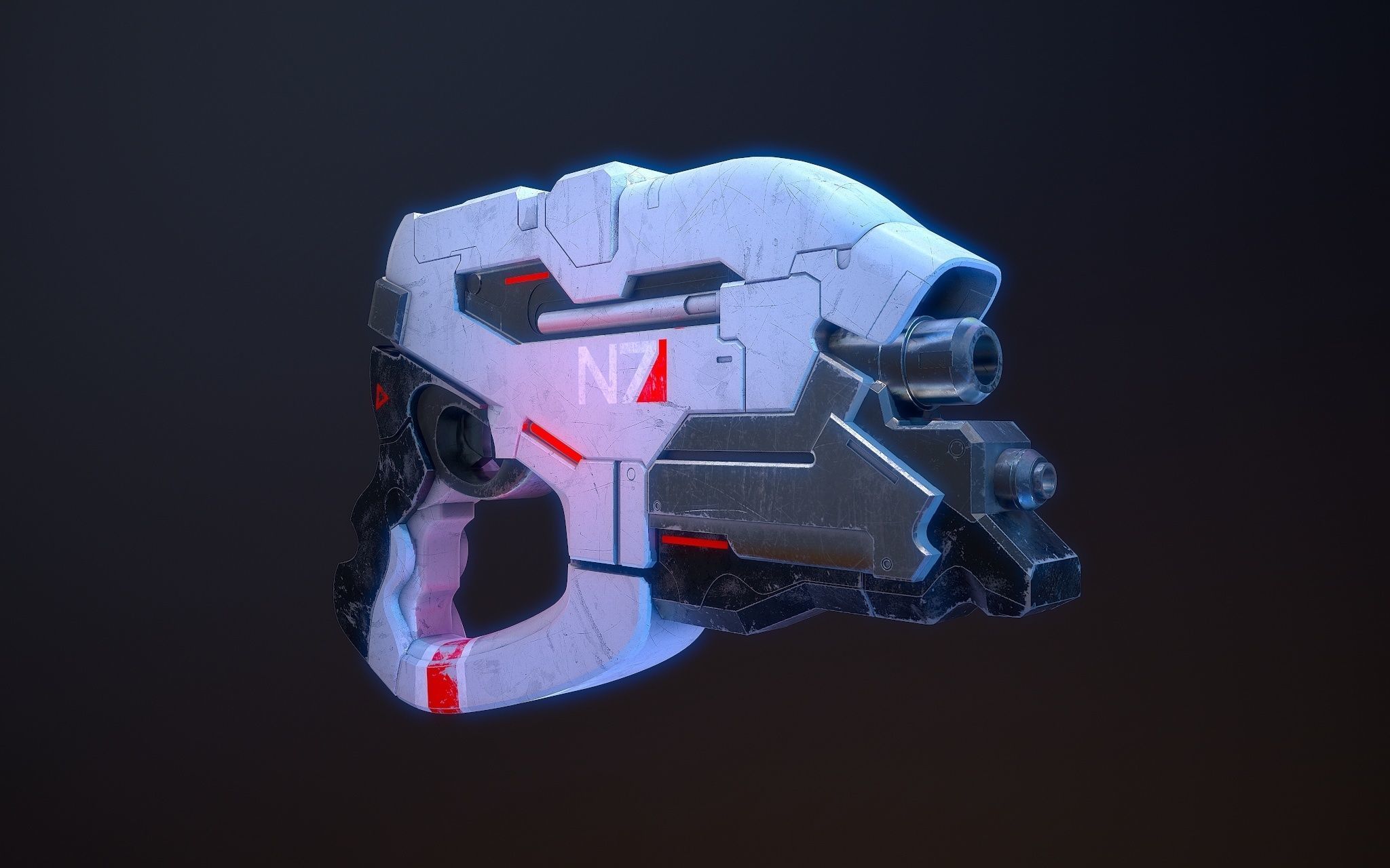 N7 Eagle Mass Effect 3D model_1