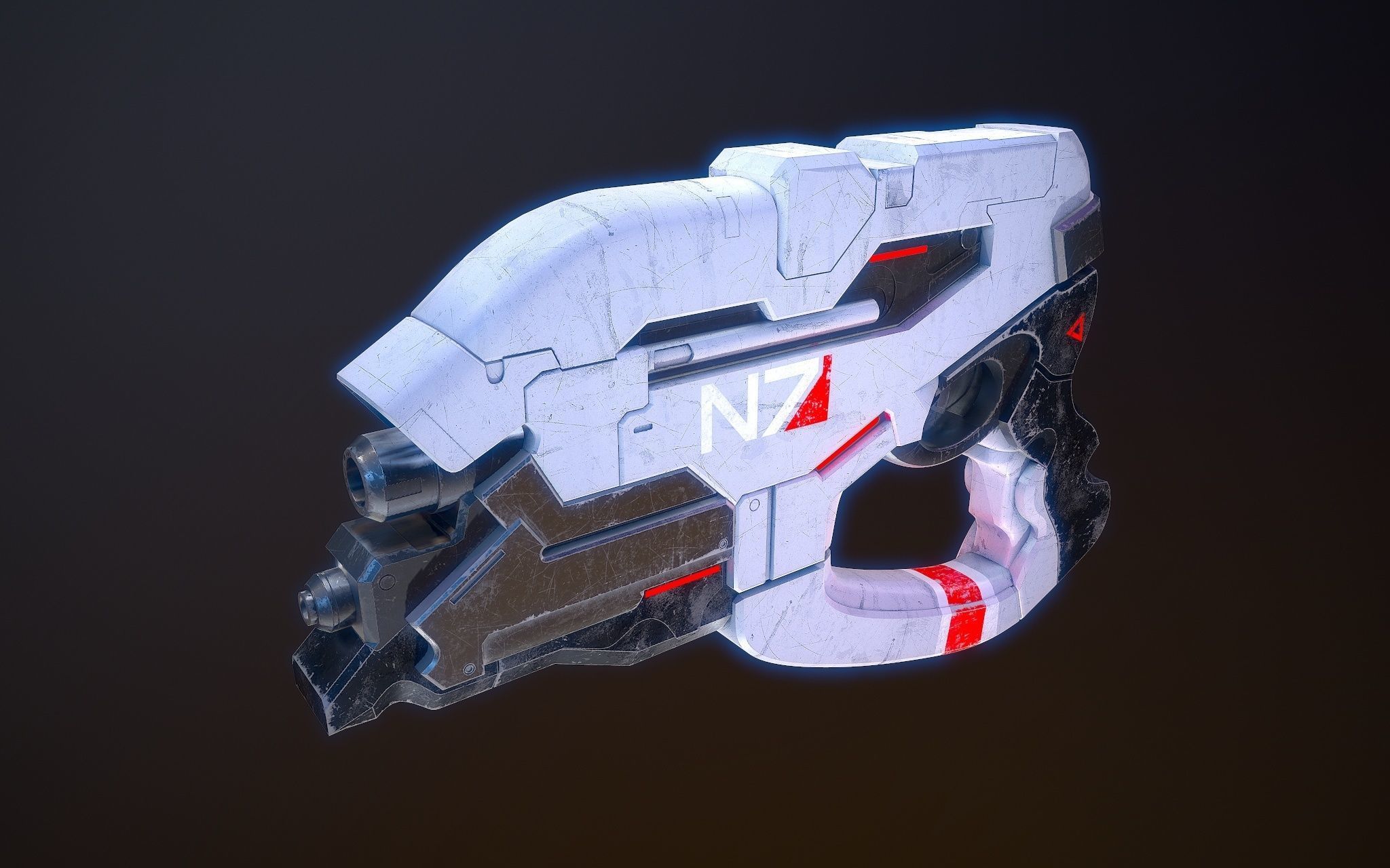 N7 Eagle Mass Effect 3D model_4