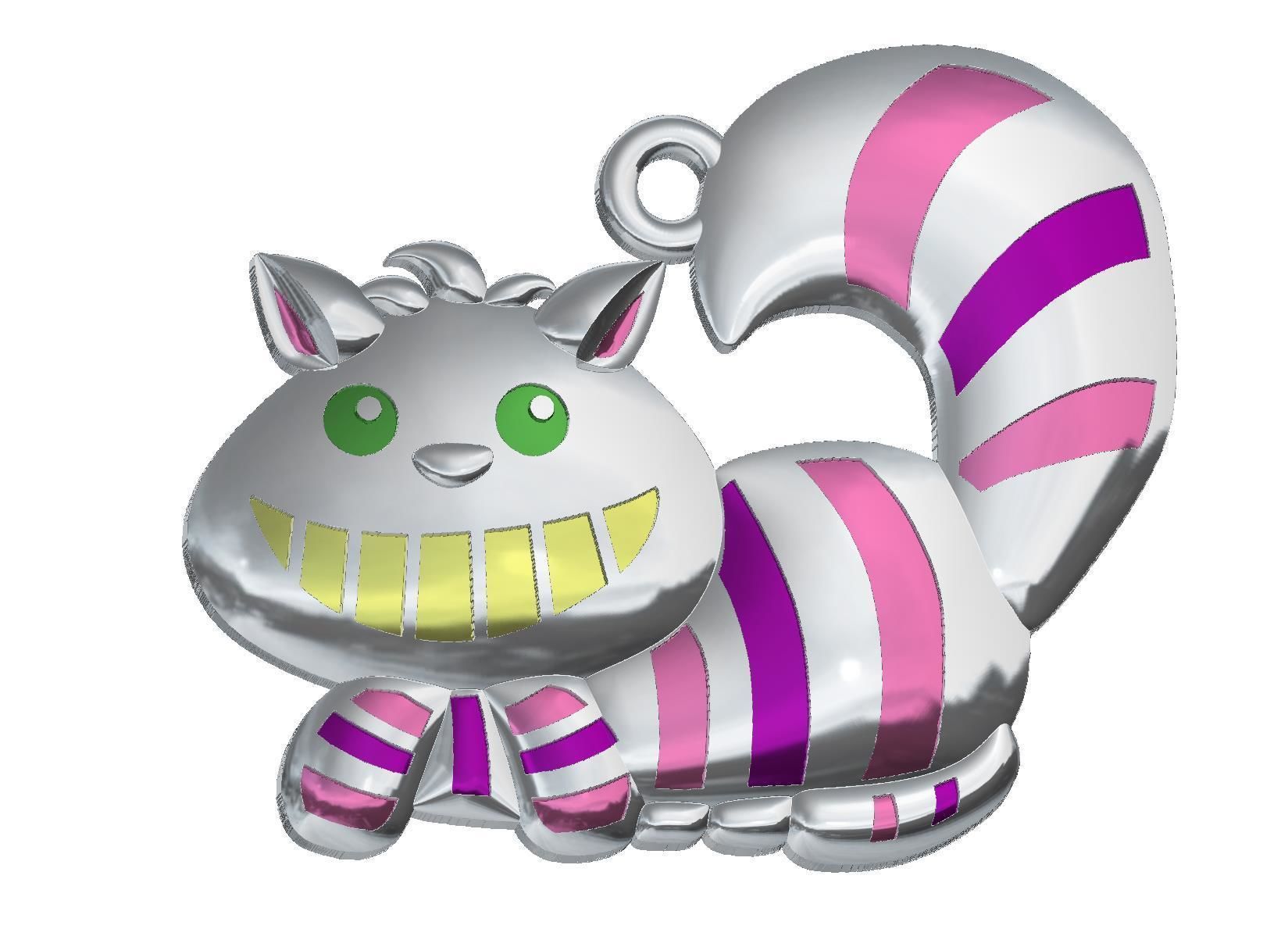 Wonderland Elements Pendants 3D print model_11