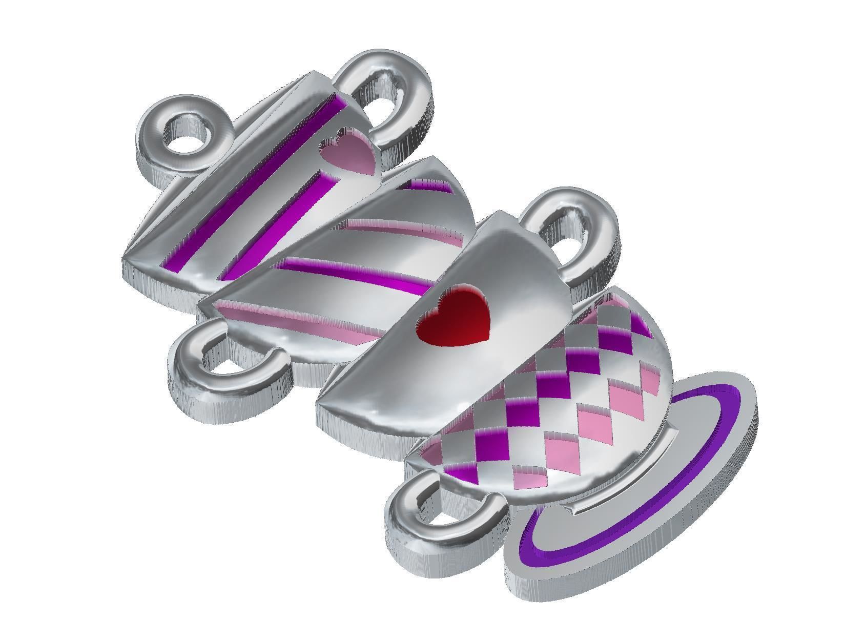 Wonderland Elements Pendants 3D print model_18