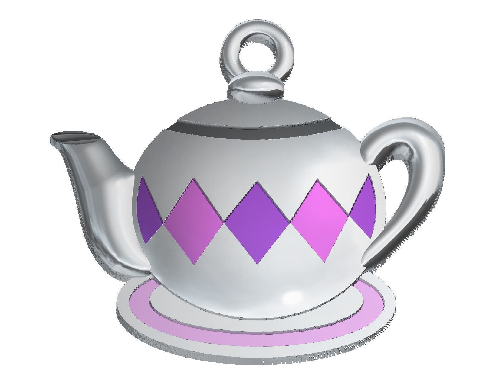 Wonderland Elements Pendants 3D print model_5