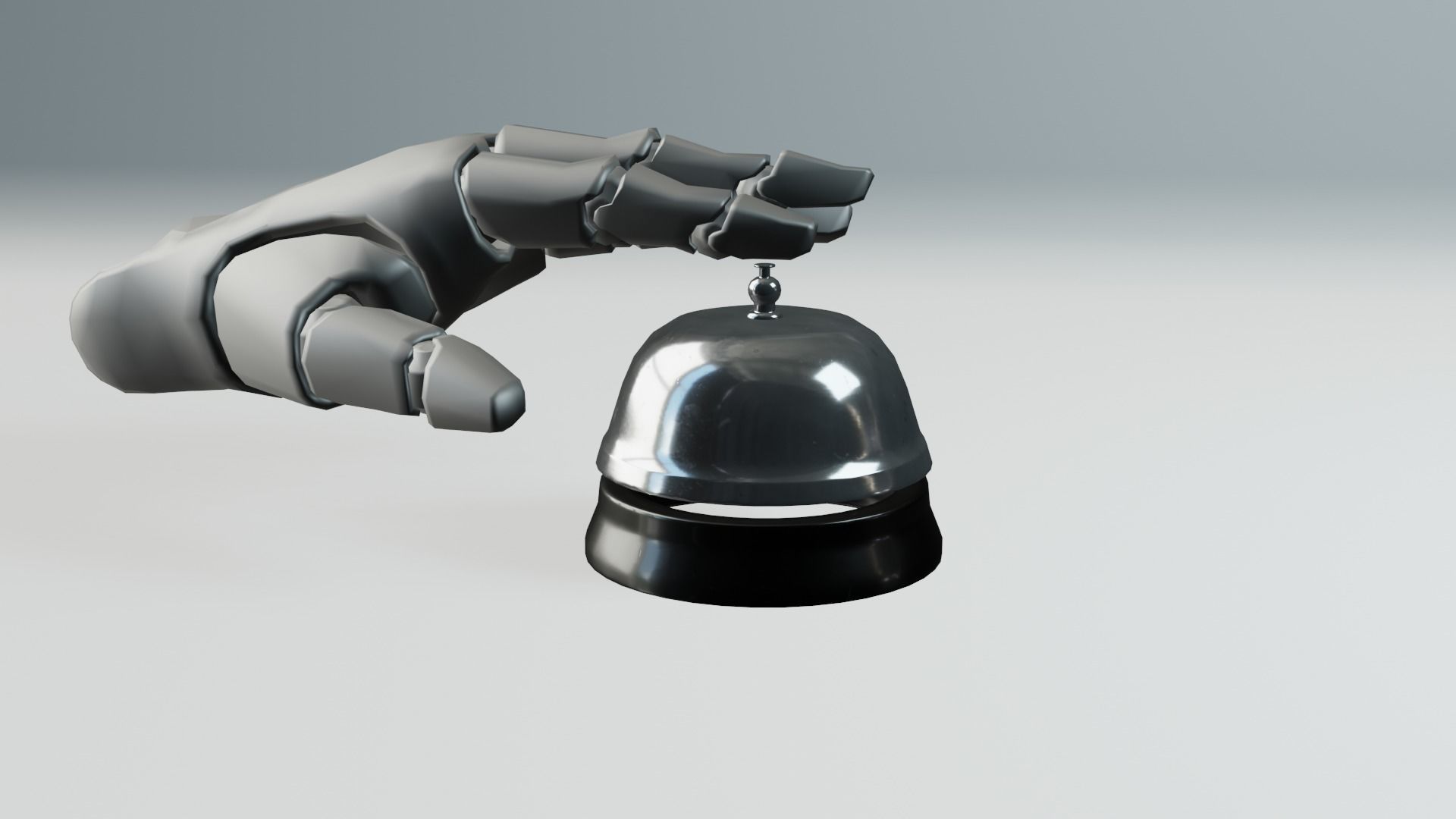 Call Bell Low-poly 3D model_4