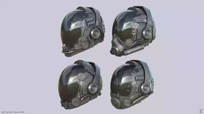 Scifi helmet collection 