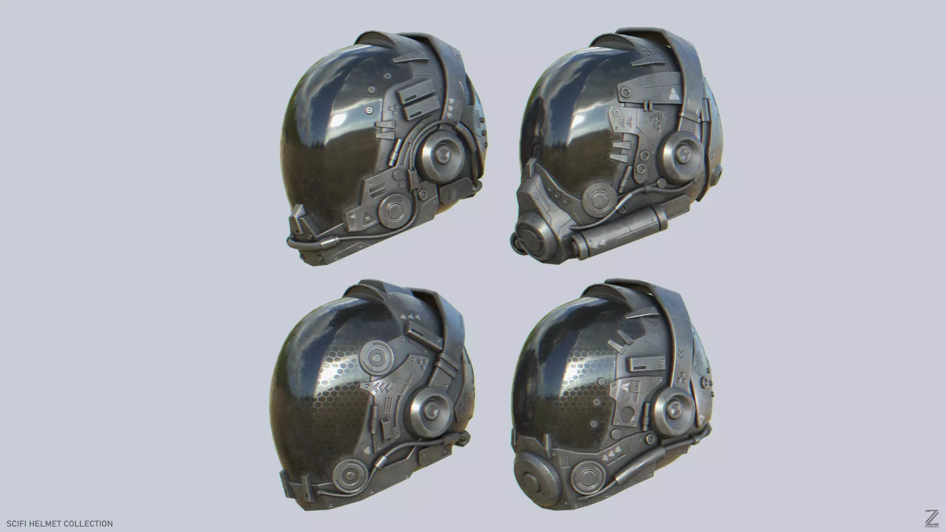 Scifi helmet collection _0