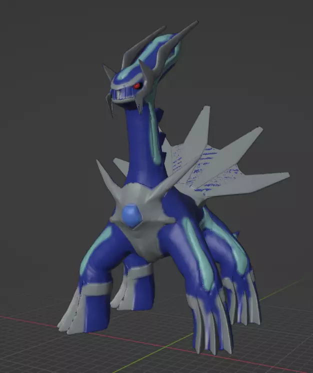 Dialga 3D print model_0