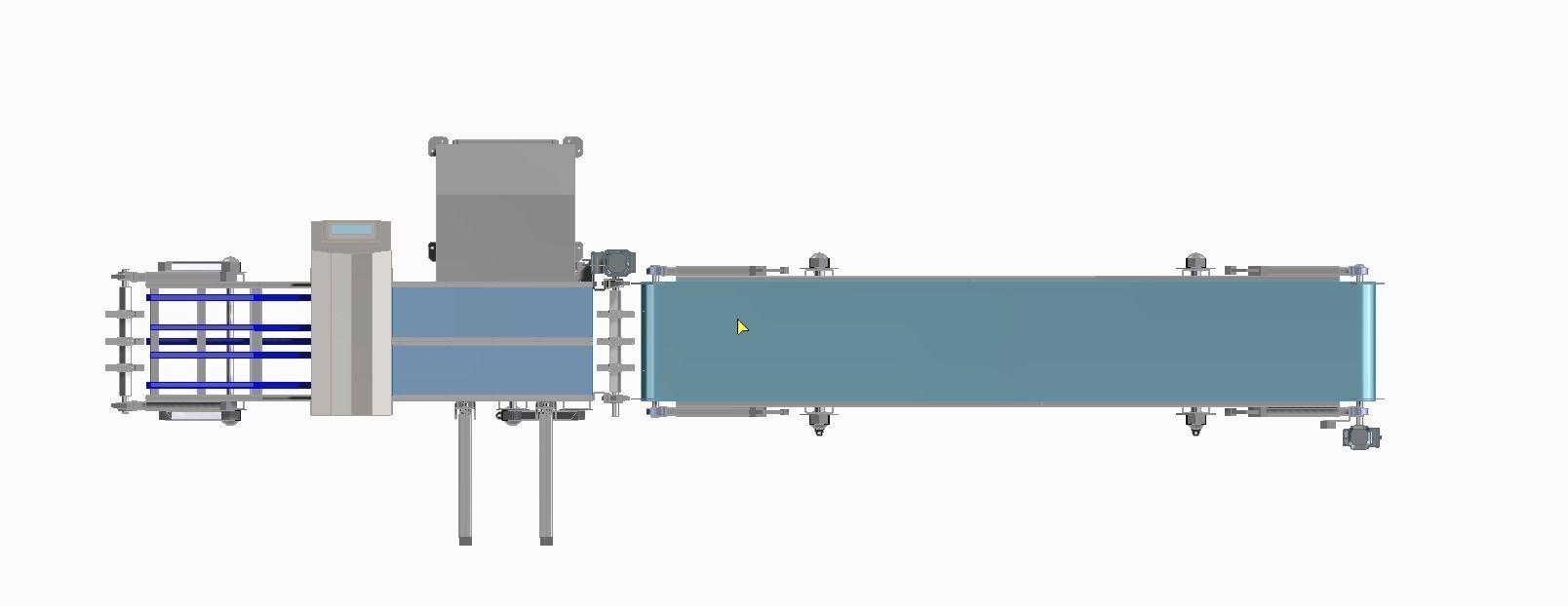 Magnet detection conveyor  3D model_4