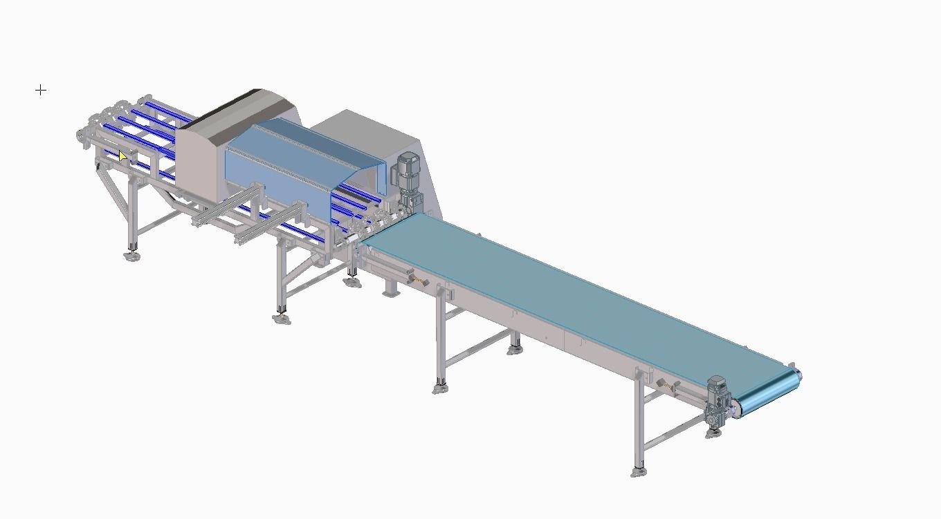 Magnet detection conveyor  3D model_5