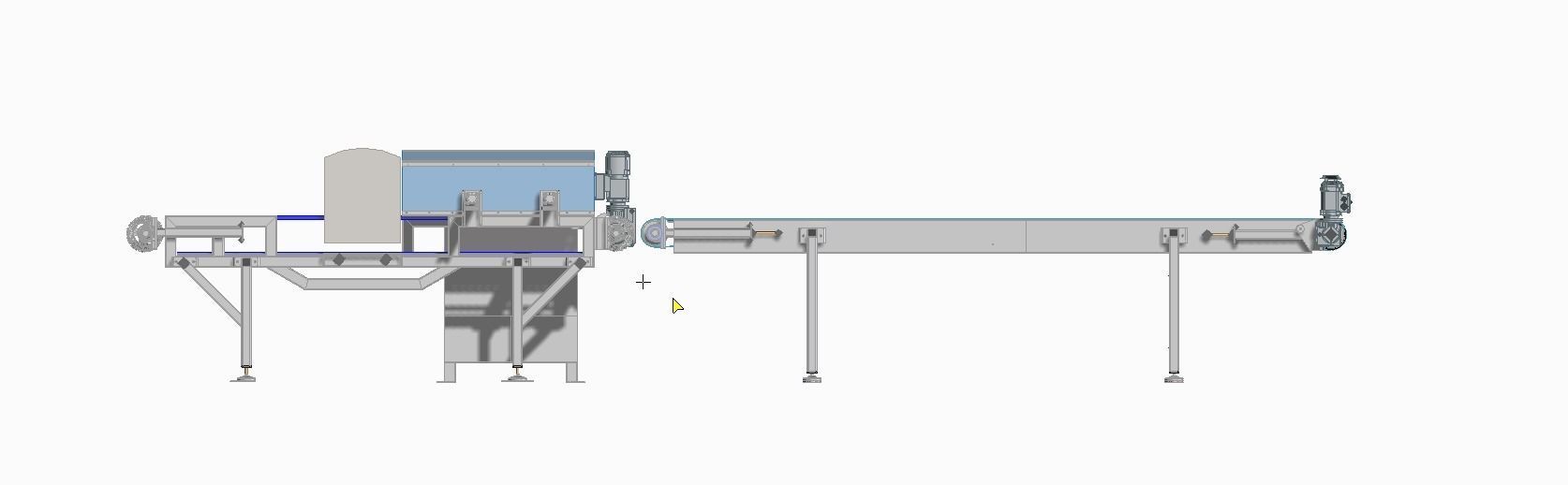 Magnet detection conveyor  3D model_3