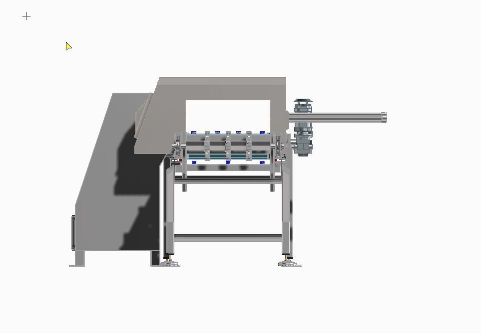 Magnet detection conveyor  3D model_2