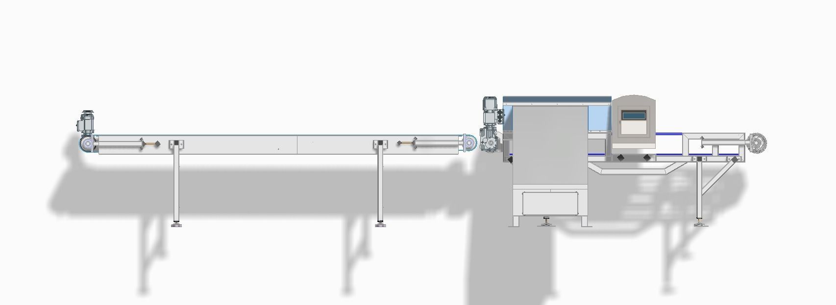 Magnet detection conveyor  3D model_1
