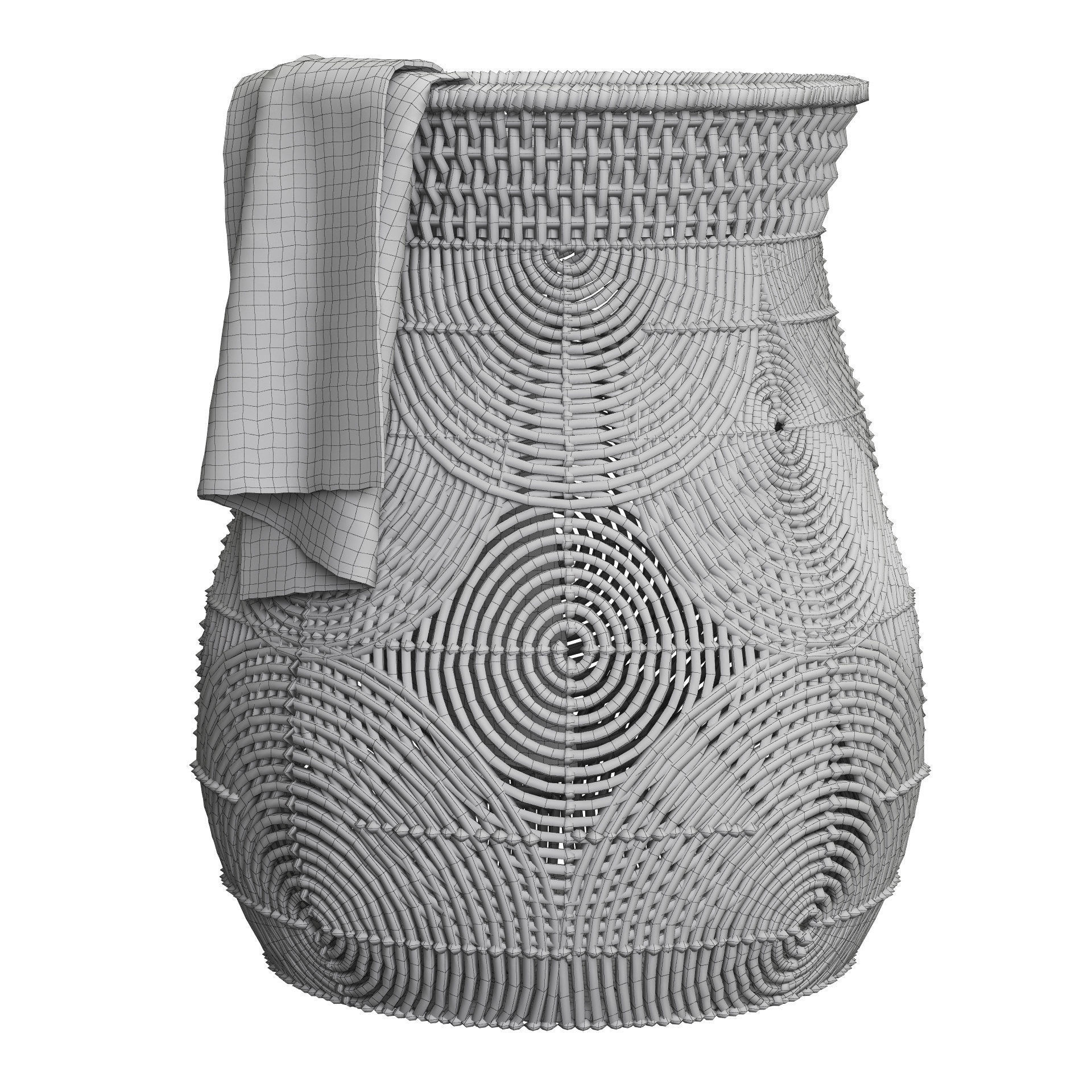 Baskets Set 23 3D model_8