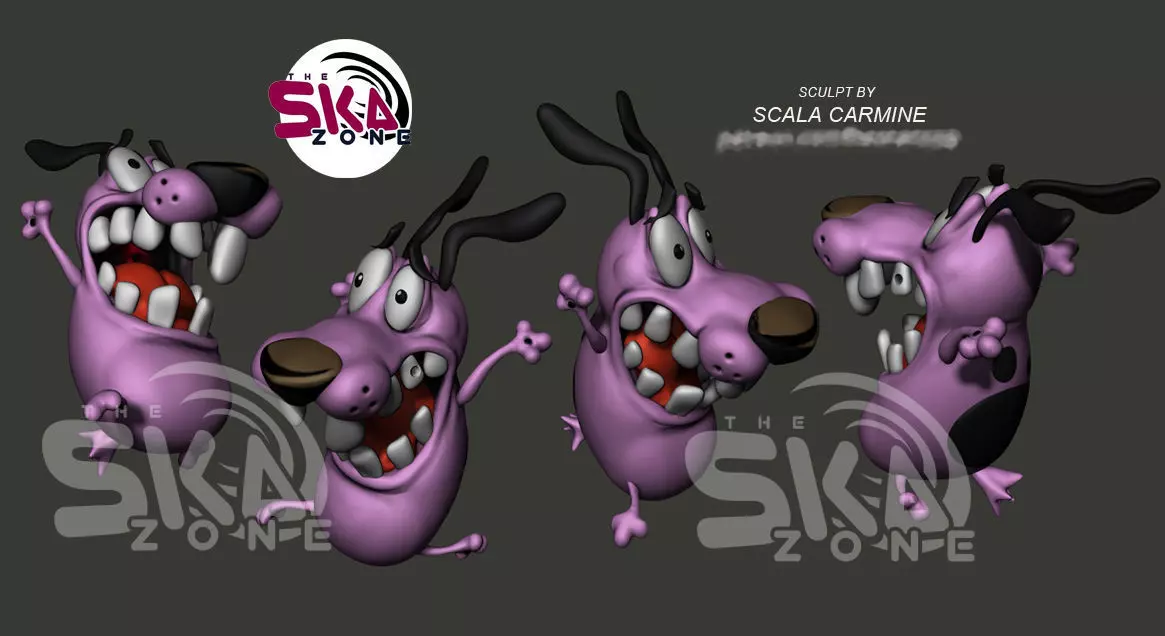 courage the cowardly dog 3D print model