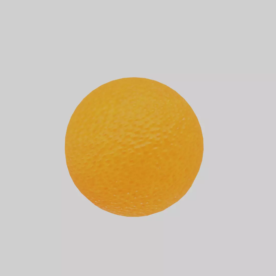 Basic Orange Fruit Low-poly 3D model