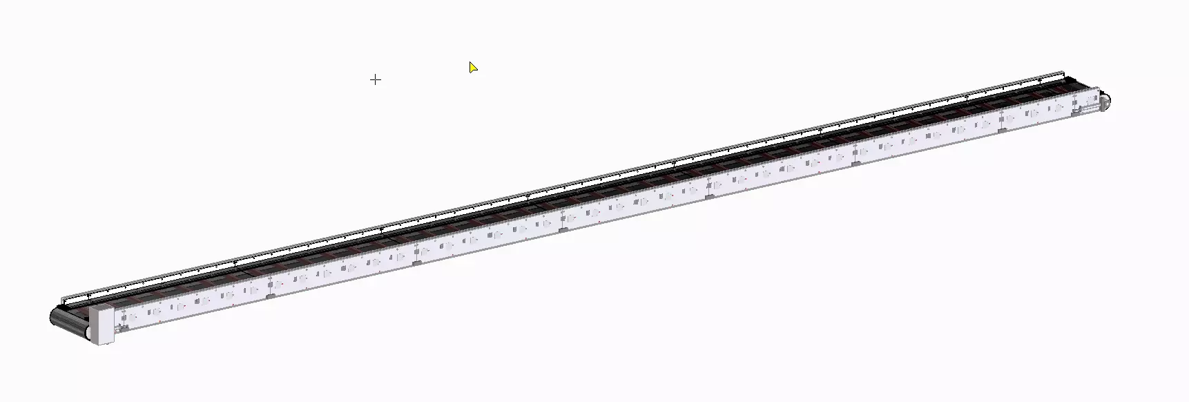 Modular conveyor stainless steel 3D model