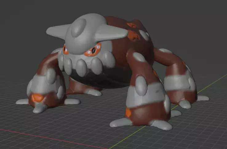 Heatran 3D print model_0