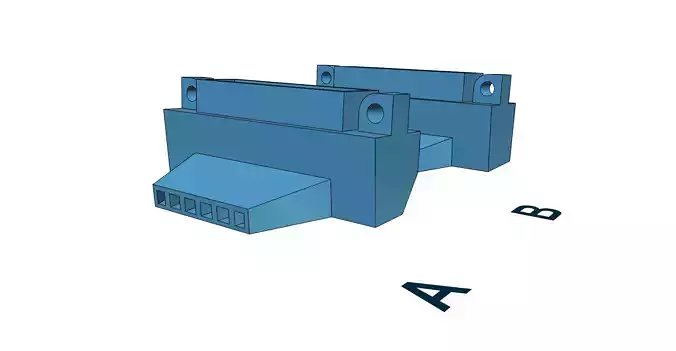 Fan Duct for Geeetech A20 easy print Free 3D print model