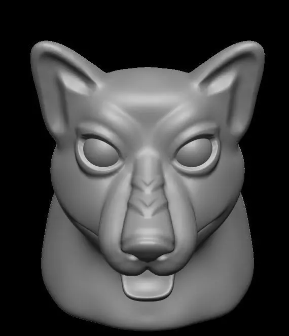 Dog model 3D print model_0