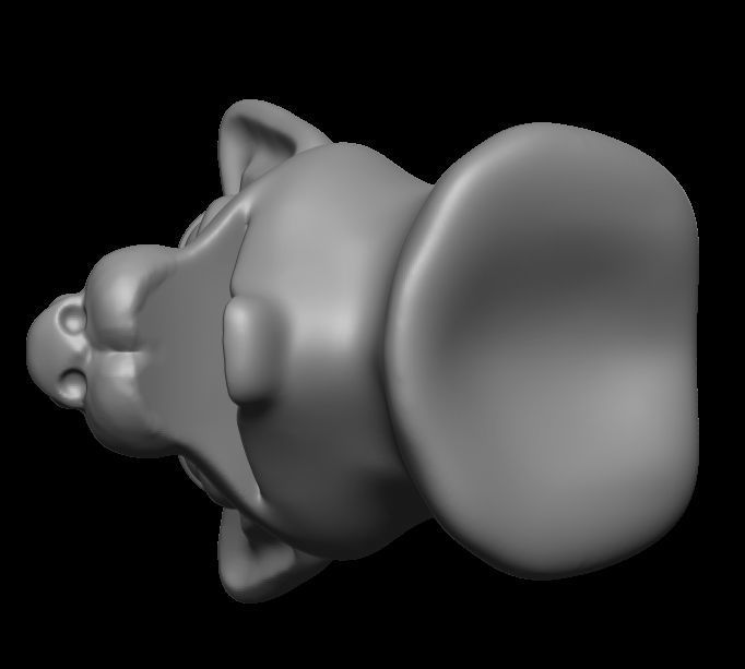 Dog model 3D print model_5