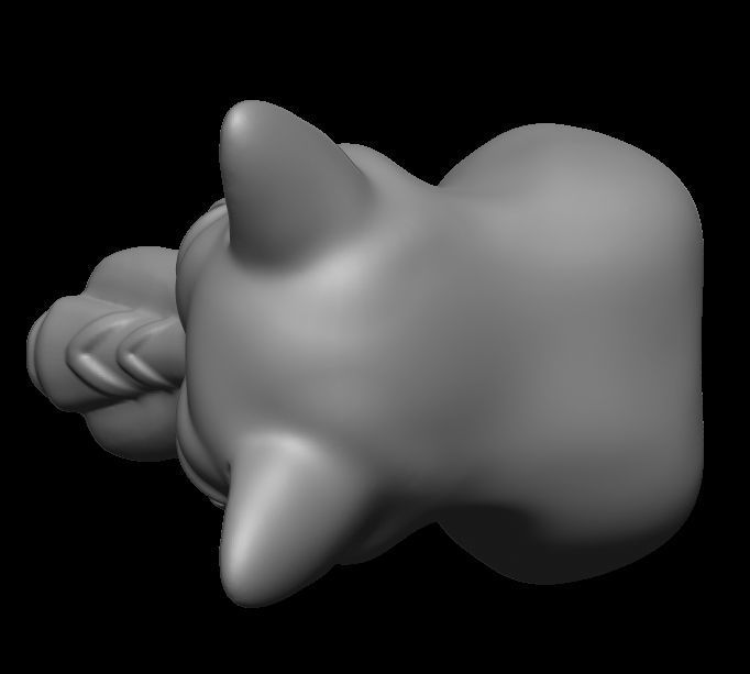 Dog model 3D print model_4