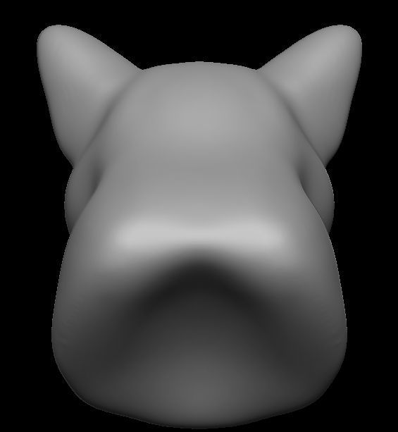 Dog model 3D print model_6