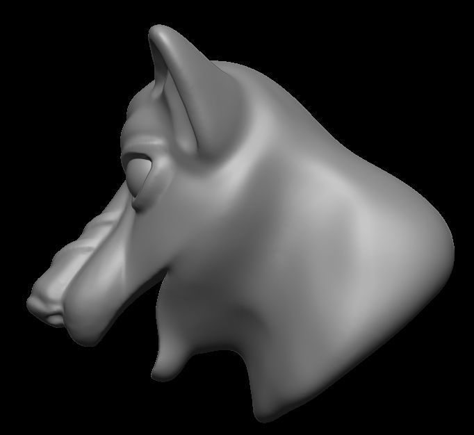 Dog model 3D print model_2