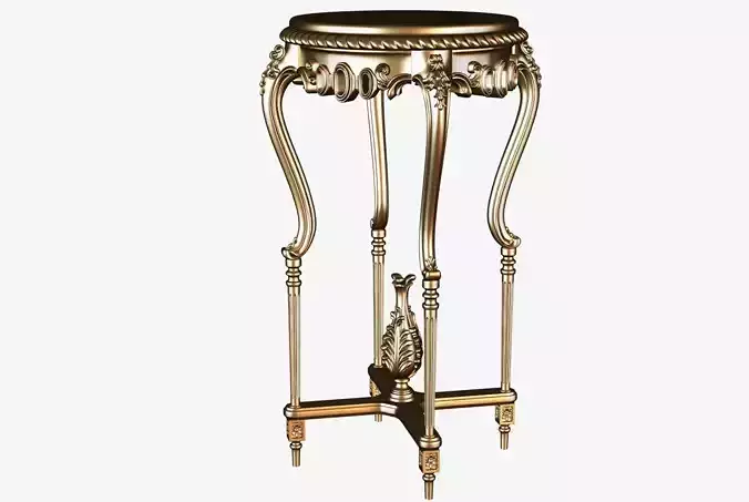 Carved table ornament for cnc 01