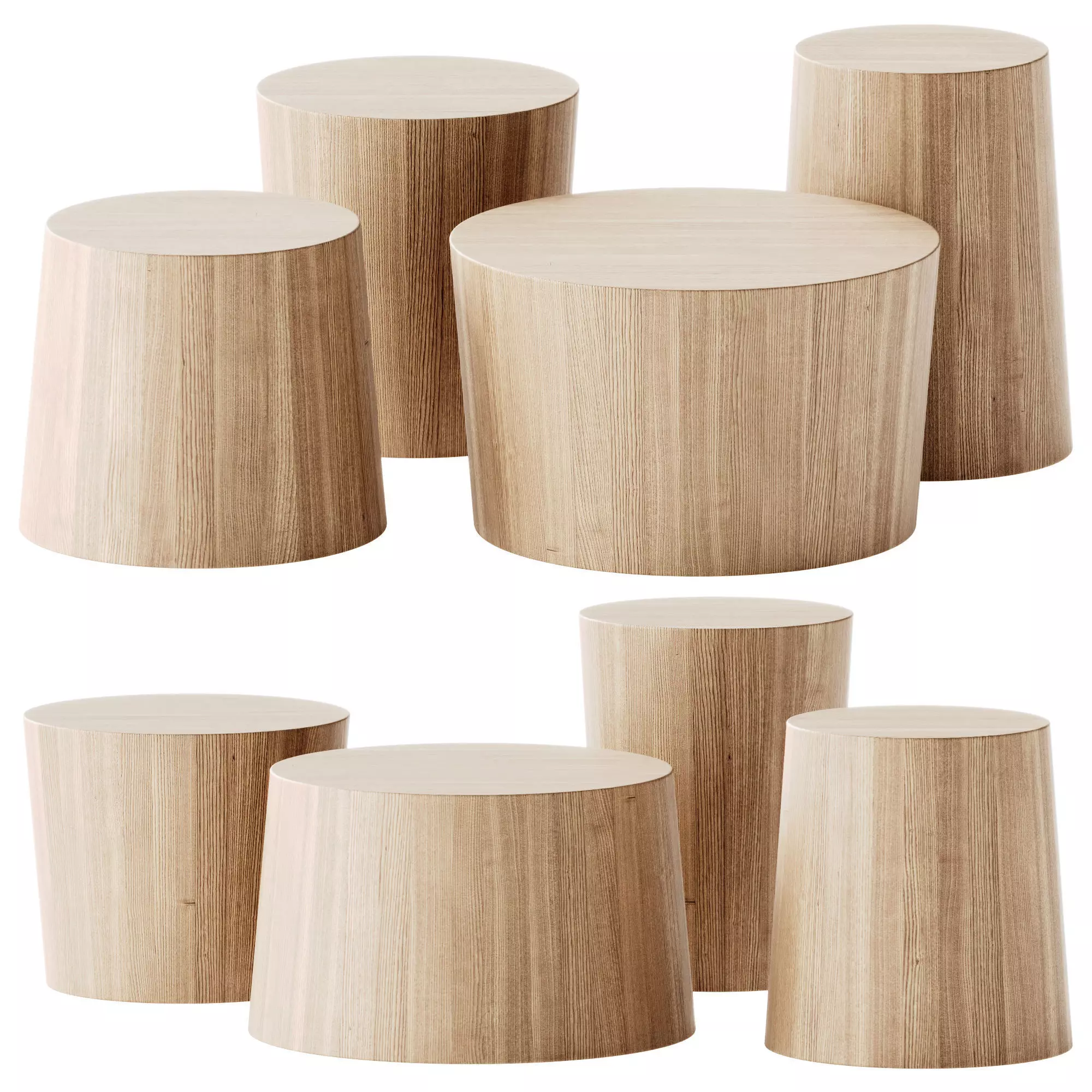 OKE Coffee tables by DE PADOVA 3D model