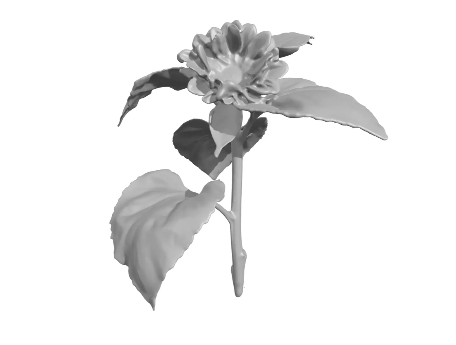 Sunflwer - Flower Free 3D print model
