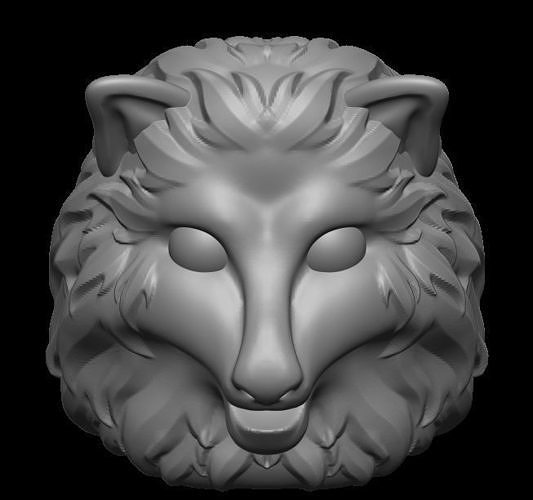 Wolf model 3D print model